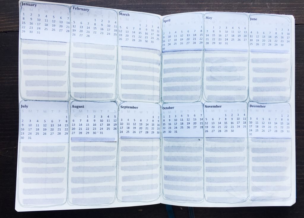 2024 Bullet Journal Setup — Part 1: Yearly Spreads 